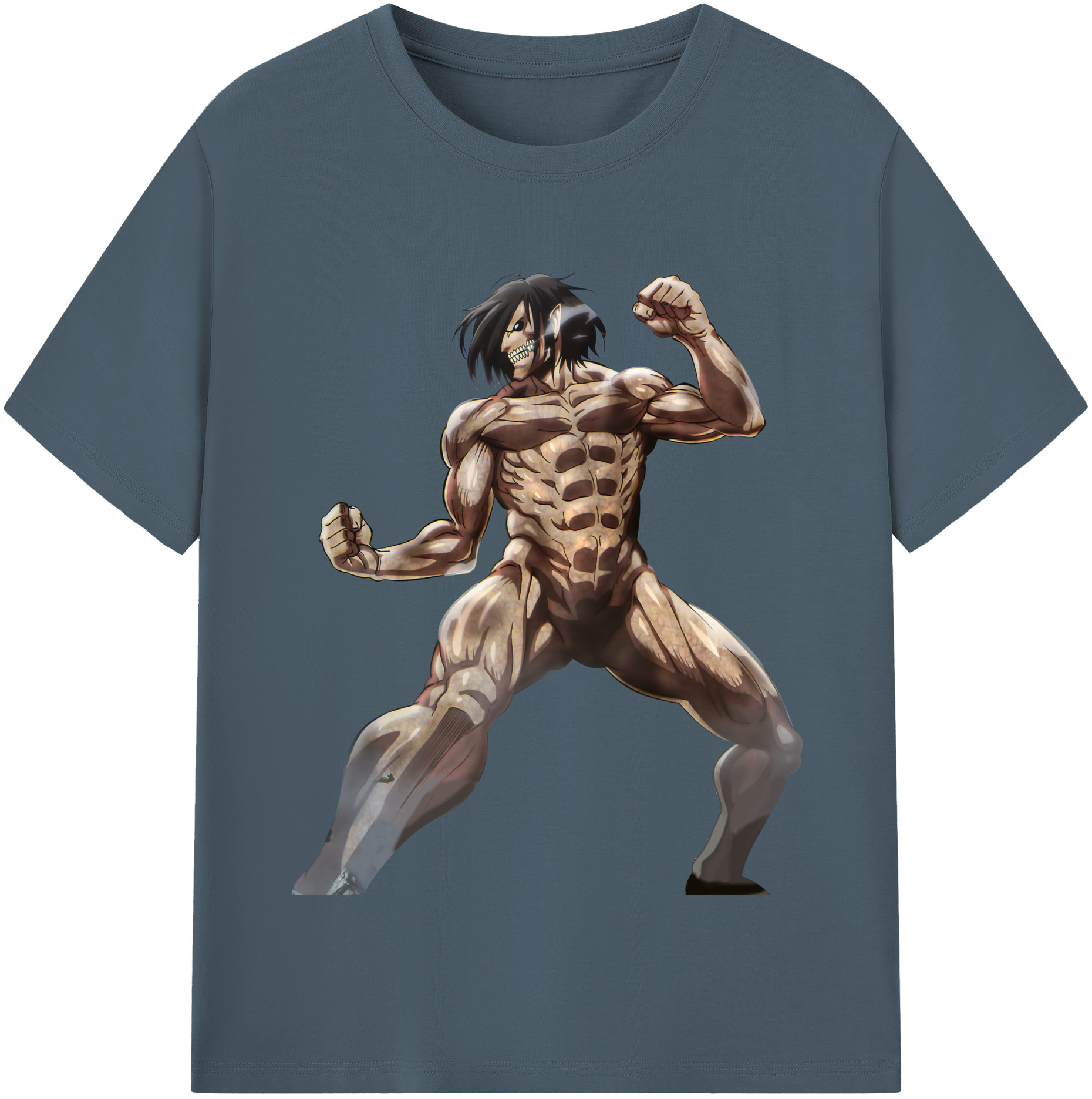 （画像用） 進撃の巨人 Attack on Titan 綿100％半袖Tシャツ（フロントプリント）